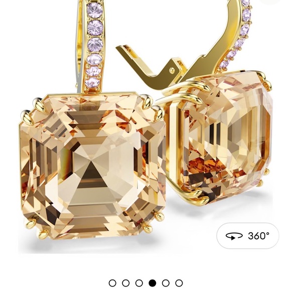 Swarovski Millenia drop earrings
Mixed cuts, Caramel, Gold-tone plated
NWT - Picture 2 of 6